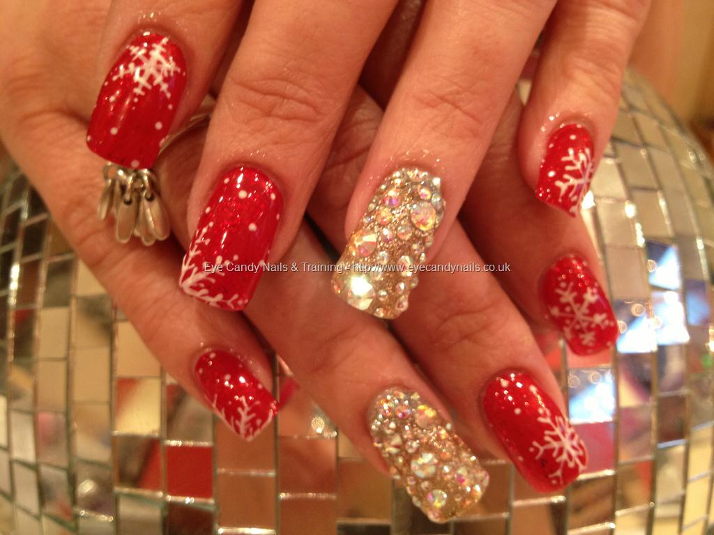 red glitter nail art Quotes
