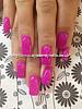 Ibd crazy plum gel polish over acrylic nails
