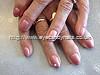 Acrylic overlay with gel polish