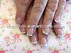 Acrylic overlay with French gel polish