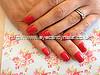 Acrylic nails with petal for ur thoughts gel polish