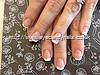 French gel polish on natural nails
