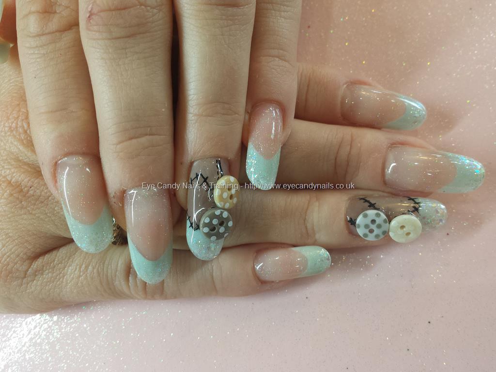Eye Candy Nails & Training - Patches and buttons, tatty teddy nails by ...