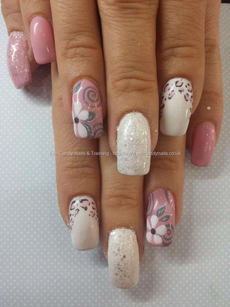 Eye Candy Nails & Training - Freehand nail art with flowers, leopard ...