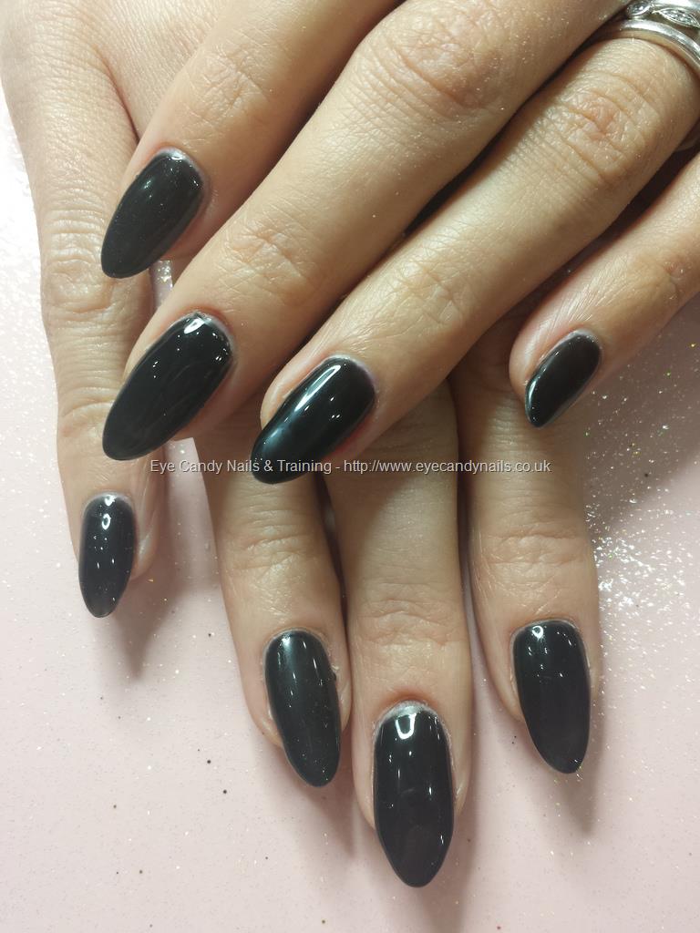 Eye Candy Nails & Training - Black gel polish on natural nails by ...