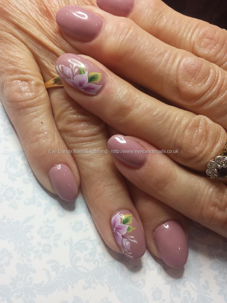 Valentine's Day Floral Heart Nail Art using acrylic nail art paints. Rose nail  art with one stroke. - YouTube