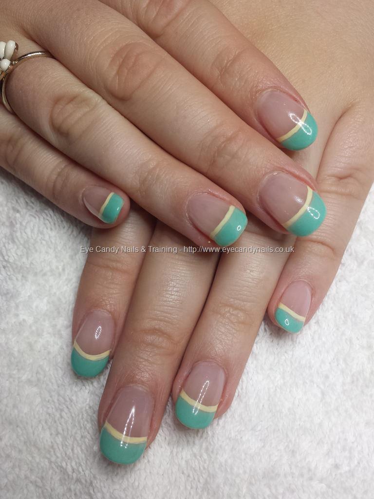 Eye Candy Nails & Training - Mint green french polish by Elaine Moore ...
