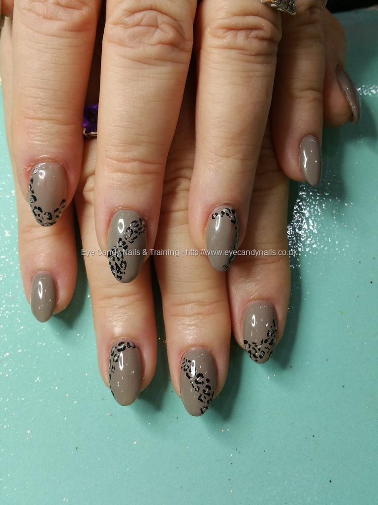 Eye Candy Nails & Training - Wild mink gel polish with freehand leopard ...