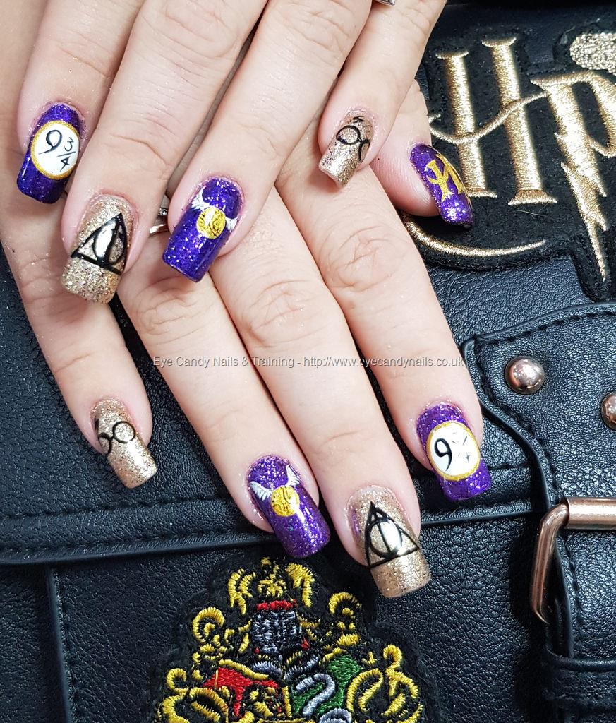 Refill with lots of Harry Potter nail art! * * * #kawaiiklaws #nailart  #acrylicnails #brightnails #cutenails #kawaiinails #rainbownails… |  Instagram