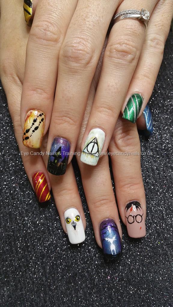 Eye Candy Nails & Training - Harry potter Disney freehand nail art. by  Elaine Moore on 25 April 2017 at 09:50