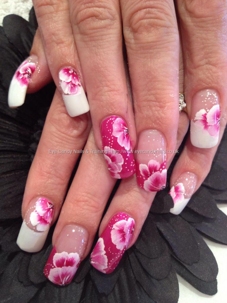 Eye Candy Nails & Training - One stroke freehand nail art by Elaine ...