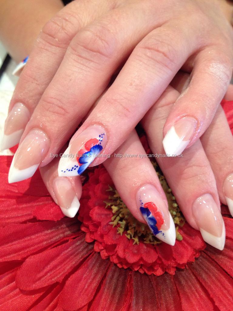Eye Candy Nails & Training - Edge nails with one stroke nail art by ...