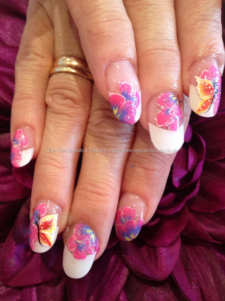 Eye Candy Nails & Training - One stroke nail art with flowers and ...