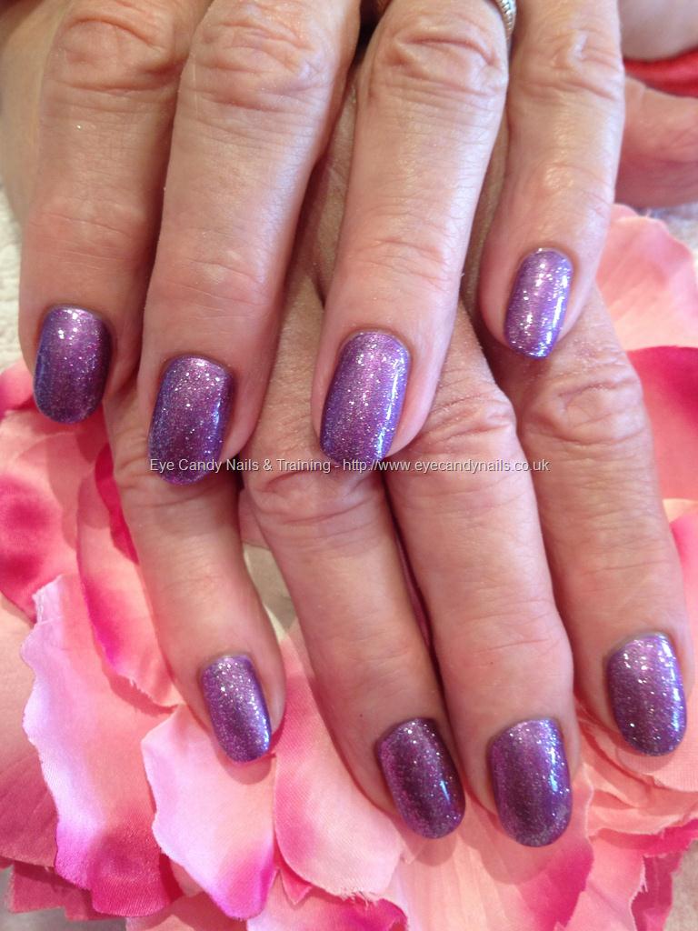 Eye Candy Nails & Training - Purple polish with glitter by Elaine Moore ...
