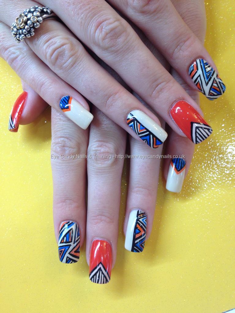 One Nail To Rule Them All: Pastel Tribal Nail Art for Divine Caroline