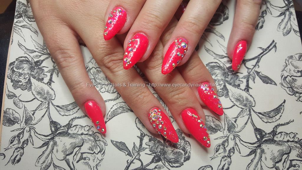 Eye Candy Nails & Training - Acrylic nails with swarovski crystals by ...