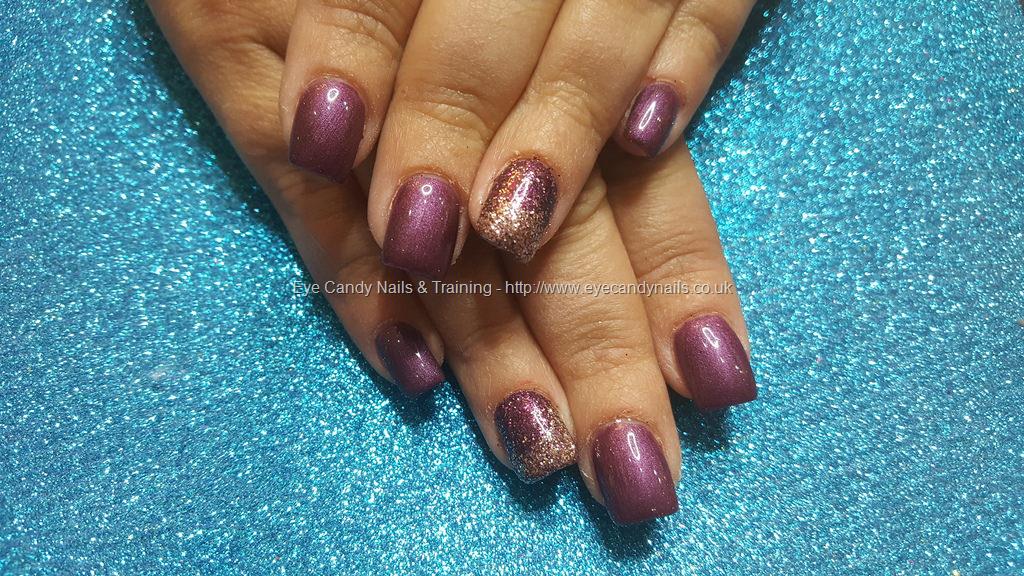 Eye Candy Nails & Training - Purple, white and black valentines love ...