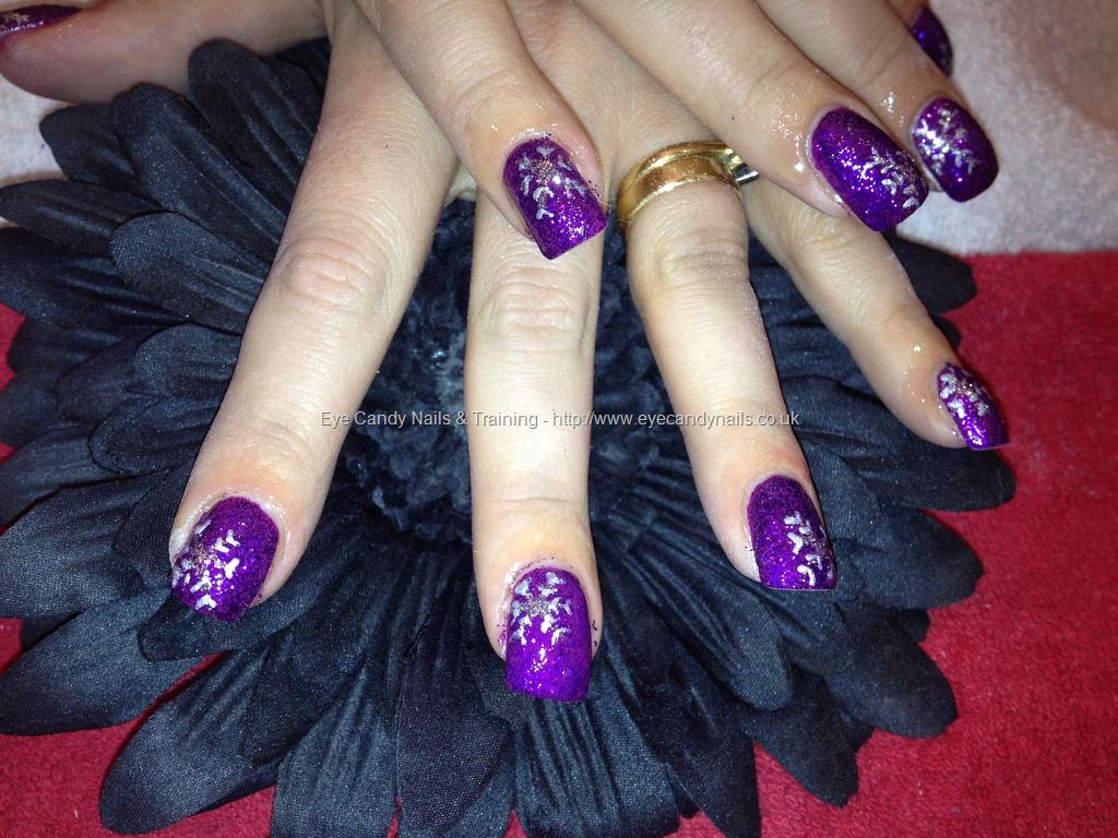 Eye Candy Nails & Training - Acrylic overlay with purple ...