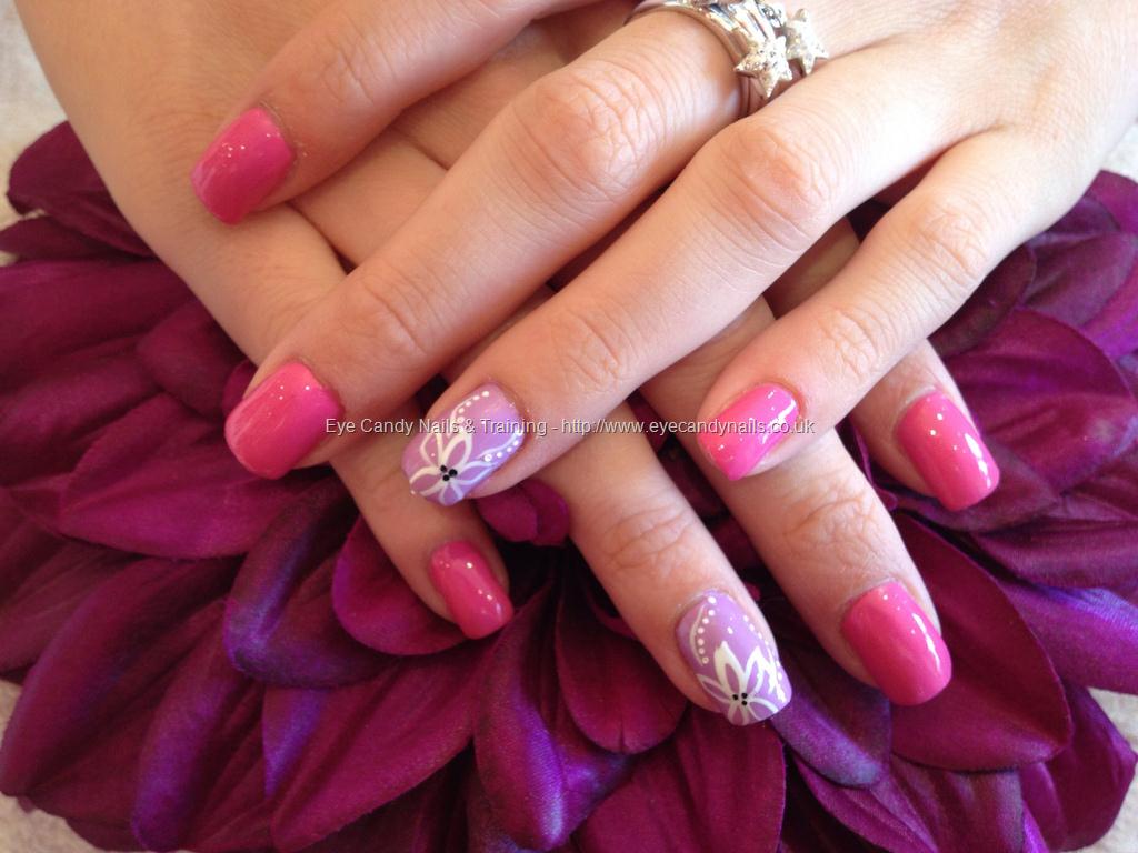 Eye Candy Nails & Training - Acrylic nails with flowers as nail art by ...