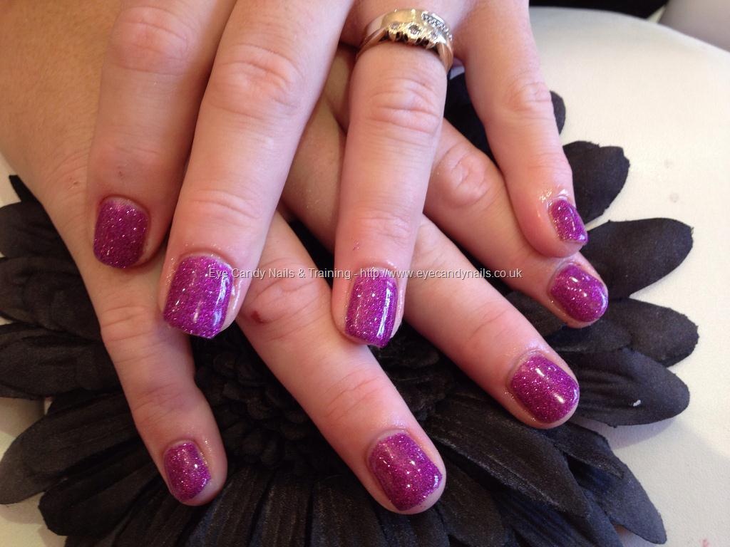 Eye Candy Nails & Training - Purple glitter gel polish by Nicola Senior ...