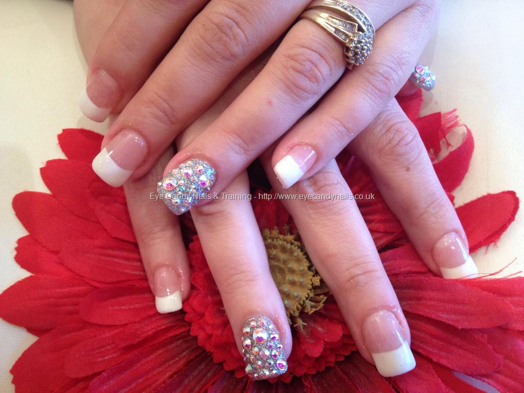 Eye Candy Nails & Training - Full set of acrylic nails with French and ...